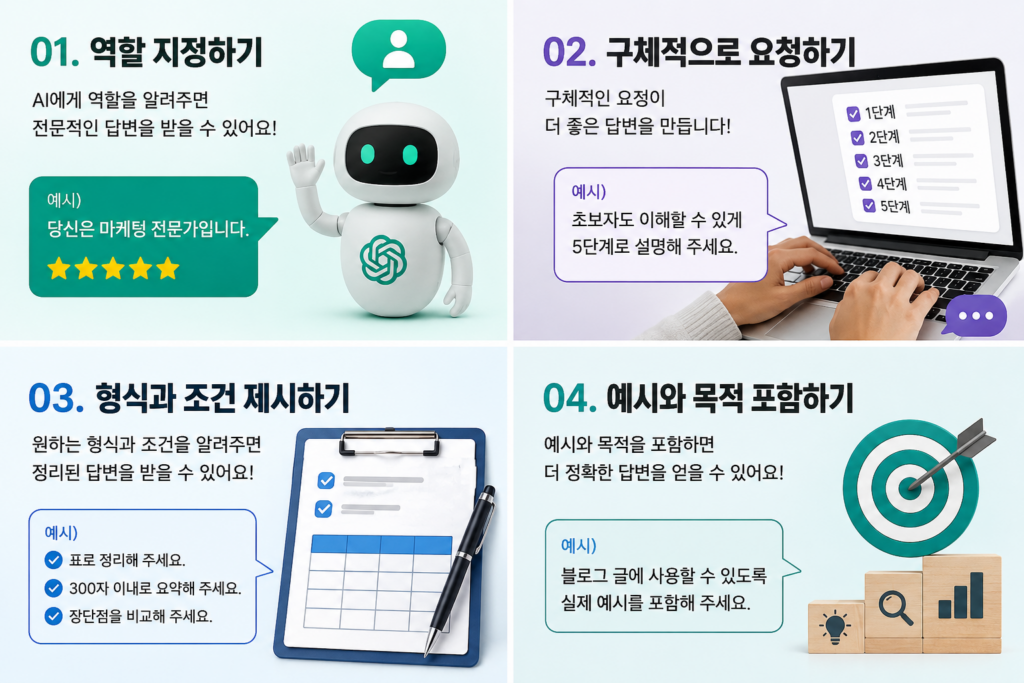 챗지피티 무료 프롬프트 작성방법
